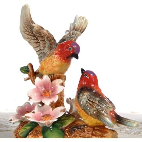 Wedding decoration crafts handmade Happy couple creative ceramics animal decoration Home Furnishing fashion curio ornaments gift
