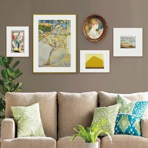 Vintage Figure Pictures Famous Abstract Painting Bedroom Canvas Printing Poster Wall Art Collection For Living Room Decor