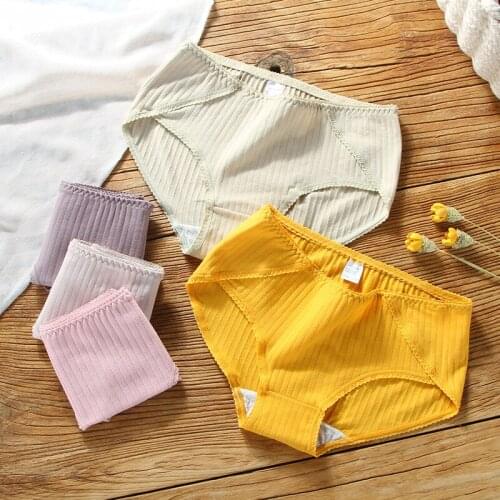 Seamless Womens Lace Underwear Pure Cotton Panties Low Waist Lingerie Briefs Girl Panties Comfortable Soft Female Underpants