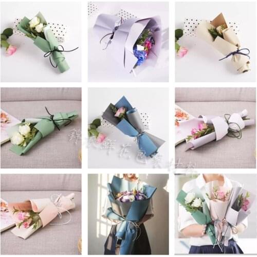 10pcs/lot 60*60cm Waterproof Tissue Paper Wedding Gift Clothing Paper Copy Tissue Paper DIY Mix Candy Colors Flower Wrapping