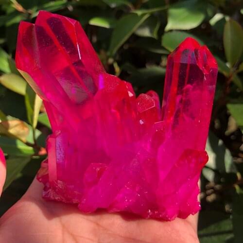 150-180g UMA bela aura anjo chapeamento cor cristal cluster aglomerado de quartzo natural de cura de casamento decoração do aquá