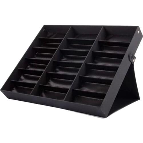 18 Grid Sunglasses Storage Box Organizer Glasses Display Case Stand Holder Eyewear Eyeglasses Box Sunglasses Case