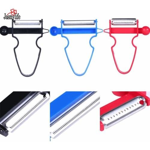 3PCS/SET Magic Trio Peeler Slicer Shredder Peeler Julienne Cutter Multi Peeler Stainless Steel Blade Zesters Kitchen Accessories