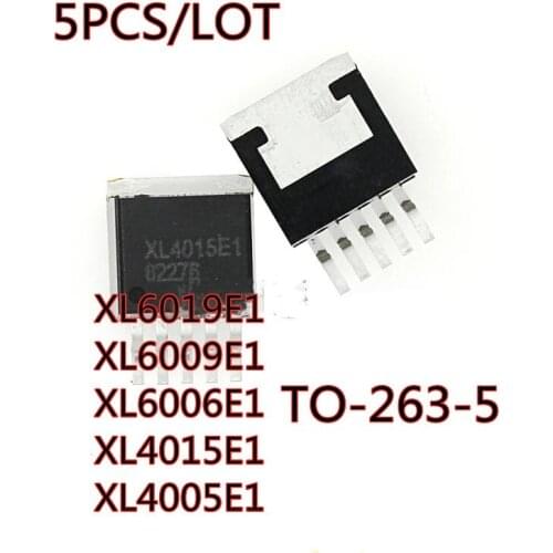 5PCS/LOT XL6019E1 XL6009E1 XL6006E1 XL4015E1 XL4005E1 XL4015 TO-263-5 SMD switching current boost New In Stock