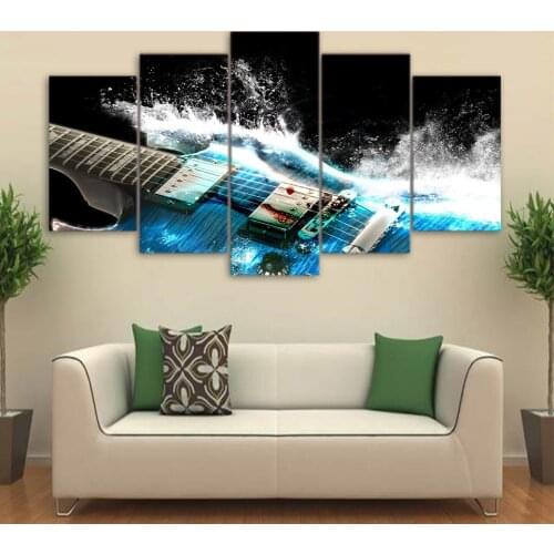 Diy 5pcs Beautiful Guitar 5d diamond painting crystal diamond embroidery spuare&round crystal painting cross stitchsets