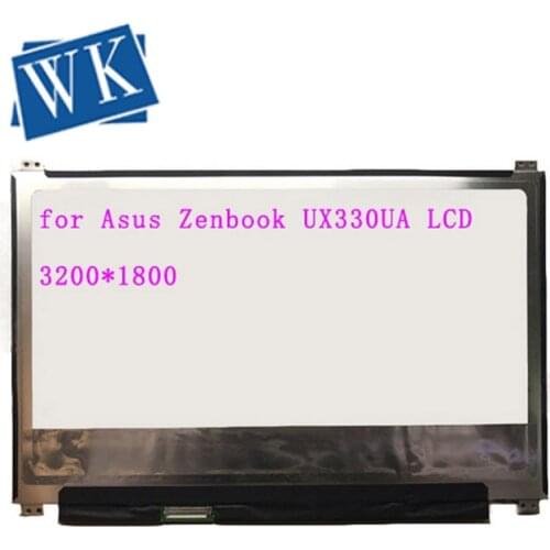 A+ 13.3" for ASUS ZenBook UX330U UX330UA IPS 3200X1800 40 Pins LCD Screen Panel Replacement