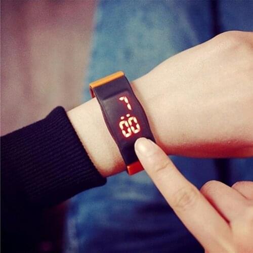 2018 Popular Brand Luxury Women Men Silicone Band Strap Digital LED Display Bracelet Wrist Sports Watch