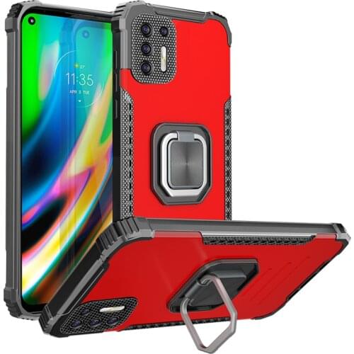For Motorola Moto G9 Play G9Power G9Plus Case Aluminum alloy+TPU With Ring shockproof protect Cover For Moto G PLay Power 2021