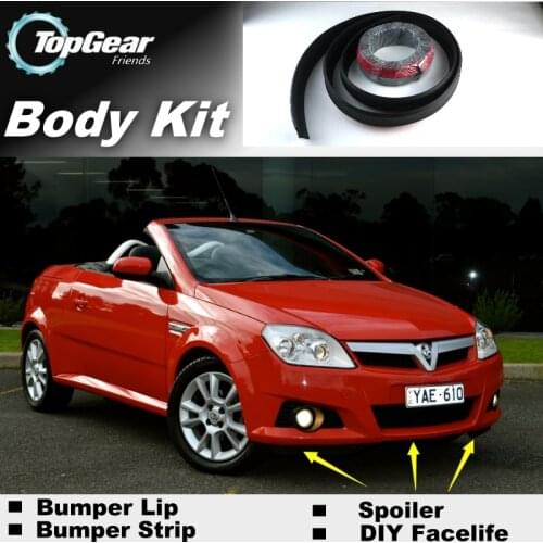 Bumper Lip Deflector Lips For Holden Tigra Front Spoiler Skirt For TopGear Friends to Car Tuning View / Body Kit / Strip