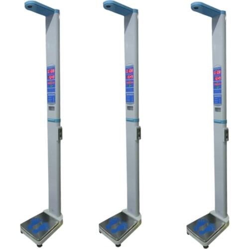 DHM-16 coin operated electronic height weight bmi scale with printer for Supermarket