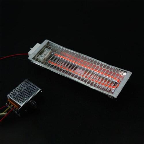 Electric Heating Lamp Tube For 700W Far-infrared Carbon Fiber Heater Paint Room Oven Drying Channel