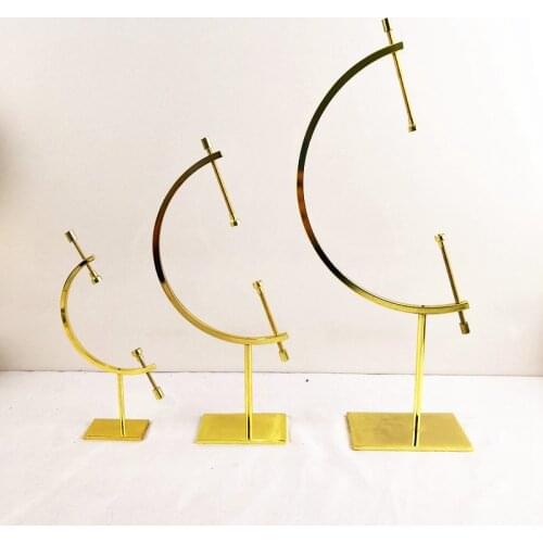 Globe Crystal Ball Stand Glass Ball Display Stand Metal Gold Decorative Ornaments Crafts