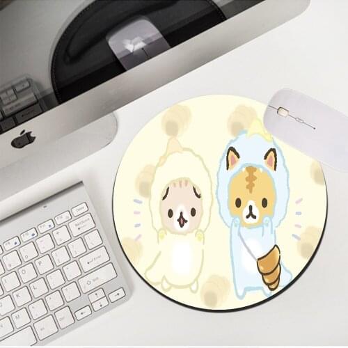 MRGLZY Drop Shipping Kawaii Cat Girly Small Mouse Pad Genshin Impact MousePads DeskMat Rug Non-slip Rubber PC Gaming Accessories