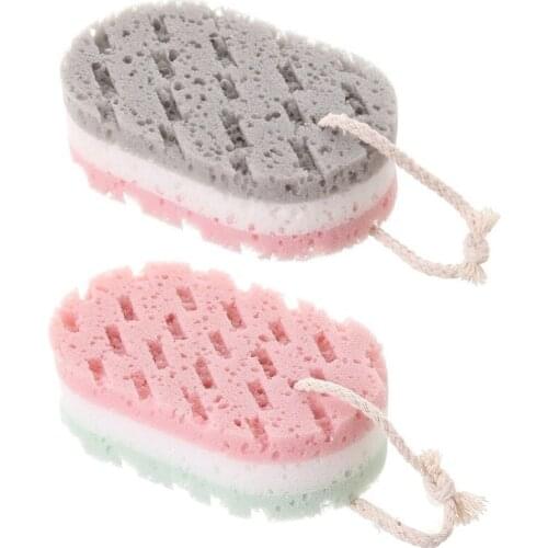 Natural Sponge Bath Ball Shower Gel Scrubbing Artifact Rubbing Sponge Towel For Whole Body Health Massage Brush