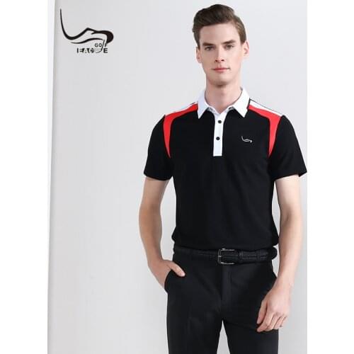 2019 NEW EAGEGOF Summer Man Golf Shirt Short sleeve Male Sportswear Quick Dry Golf clothing for training