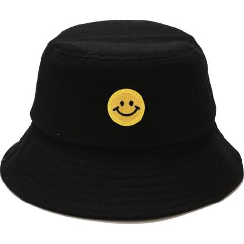 New summer bucket hat women smile fisherman hat men couple sun hat outdoor wild basin hat beach sun hat wholesale
