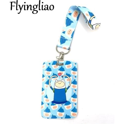 Blue Cartoon Character Neck Strap Lanyard for keys lanyard card ID Holder Jewelry Decorations Key Chain for Accessories Gifts
