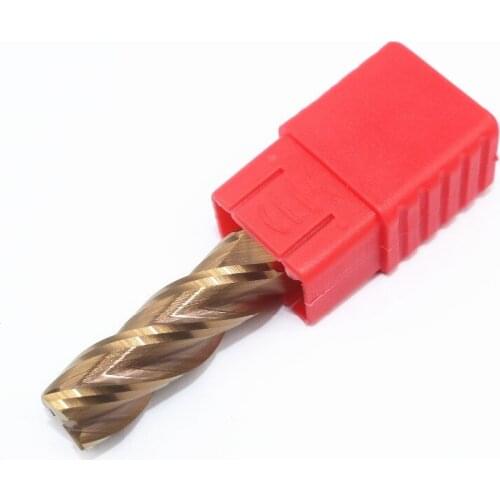 1pc HRC55 D12X30LXD12X75L 4Flutes Tungsten Steel Spiral Milling Cutter Alloy Coating Router Bits CNC Tool Lengthened End Mill