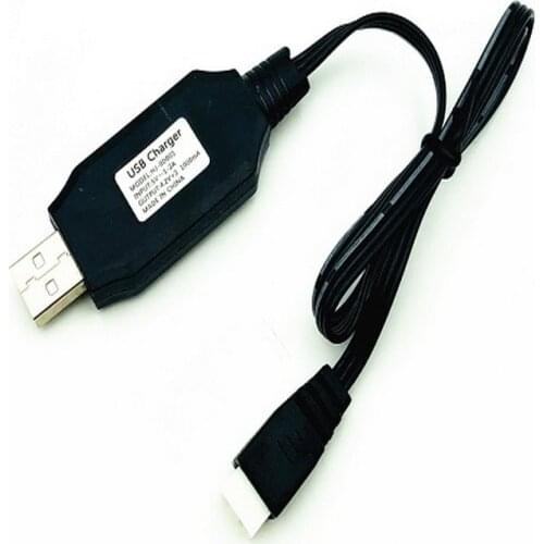 USB Charger Cable Power Adapter 1A for 7.4V LiPo Battery RC Drone Cars