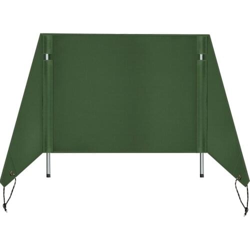 Outdoor Camping Campfire Windshield Cotton Canvas Windproof Strong Wear-resistant Curtain For Camping Outdoor Sport 2021
