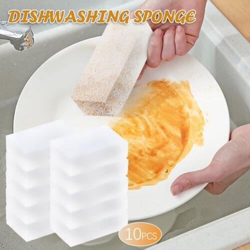 Magic Sponge Eraser Kitchen Duster Wipes Home Clean Dish Cleaning 10pcs Convenience Cleaning Tool Household