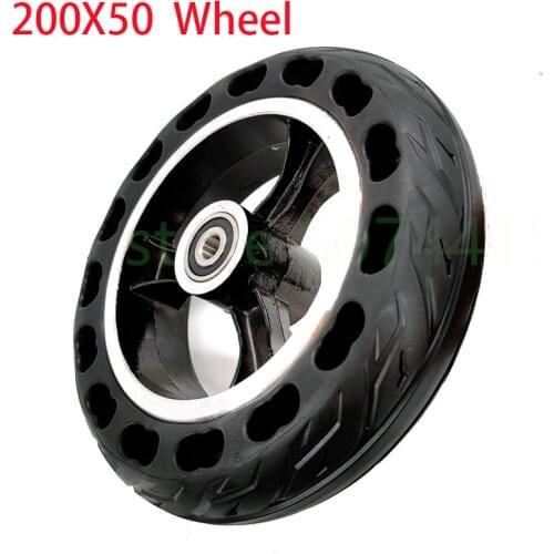 High quality 200x50 solid wheel Explosion-proof Electric Bike Scooter tyres 8 inch Motorcycle Solid Tires Bee Hive Holes