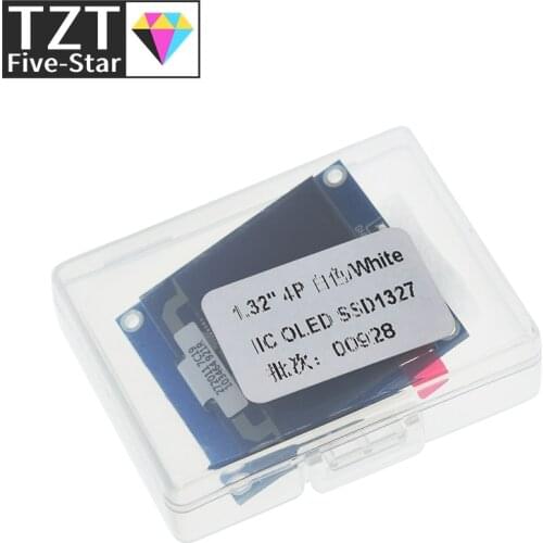 1.32 inch oled White 128x96 LCD ssd1327 driver with grayscale hd LCD module iic interface screen