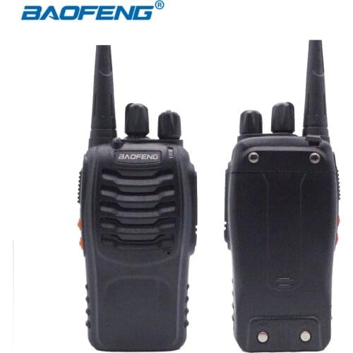 2pcs Baofeng BF-888S Walkie Talkie Portable Transceiver UHF Two Way Radio Handheld cb Radio 888s Intercom Amateur Comunicador