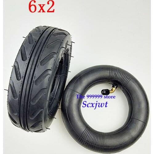 2019 Hot Sale Good Reputation 6X2 Tire and Inner Tube Set for Electric Scooter Wheel Pneumatic Wheel Trolley Cart Air Wheel Bike