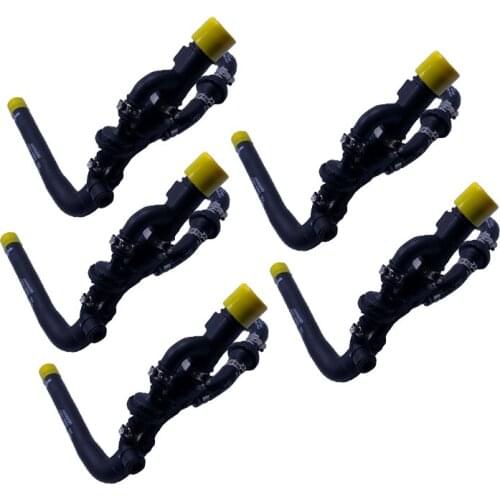 5PCS 058 133 784 AF Exhaust Pipe Vacuum Tube Assembly Pour 1.8 T A4 A6 Passat B5 Seat Exeo 07C 133 529 A 058 133 394
