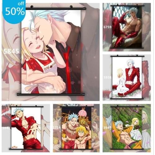 The Seven Deadly Sins Nanatsu No Taizai Ban X Elaine Anime Posters Canvas Painting Wall Decor Wall Art Picture Room Home Decor