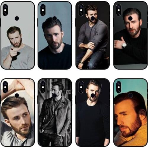 Chris Evans Phone Case For Xiaomi Mi Redmi Note 7 8 9 pro 8T 9T 9S 9A 10 Lite pro