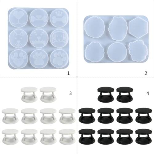 Cellphone Grip Holder Silicone Mould DIY Crafts Casting Tool Mobile Phone Socket Epoxy Resin Mold