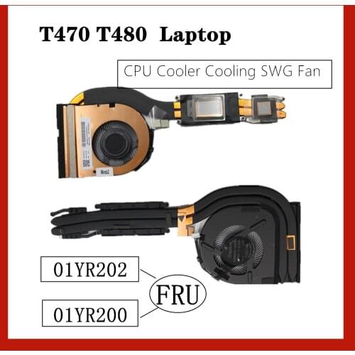 For Lenovo Thinkpad T470 T480 fans, independent graphics CPU radiator FRU 01YR202