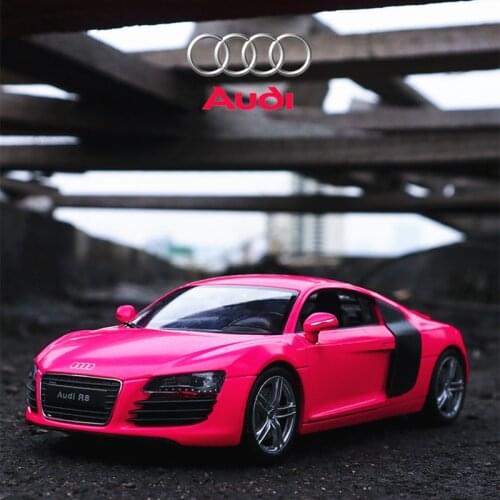 Welly 1:24 2016 Audi R8 V10 Alloy Classic Nostalgic Model Car Toy Russian Die Casting Car Toy Collection Gift