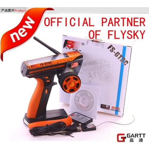 Flysky FS GT3C FS-GT3C 2.4G 3CH Gun Controller Transmitter Receiver TX Battery USB Cable For RC Car Boat