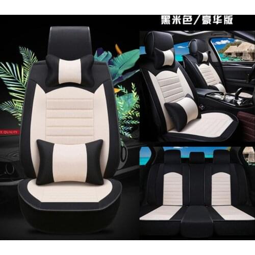 Car Travel leather seat cover four seasons Universal Car Seat Covers for Vehicles mazda 3 6 toyota RAV4 Hyundai volvo ford
