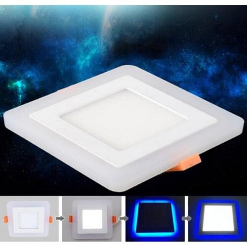 New Design Square LED Panel Downlight 6W 9W 18W 24W 3 Model LED Panel Lights AC85-265V Recessed Ceiling Painel Lights