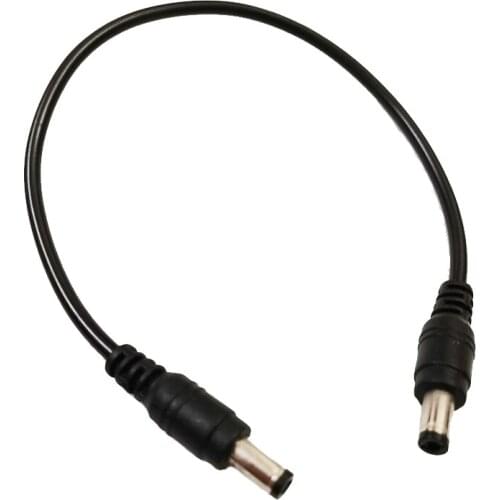 NCHTEK DC Power 5.5x2.5mm Male Plug to 5.5x2.5mm Male M/M Extension Cord/Cable For CCTV/Free Shipping/10PCS