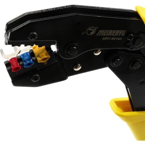 ZENHOSIT 0.5mm2/2.5mm2/4.0mm2/6.0mm2 Ratcheting Crimp Pliers Terminals End Sleeve Cable Cutters Network Tools Crimper