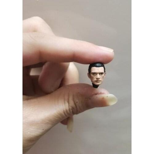 Painted 1/18 Scale Long Hair Takeshi Kaneshiro Head Sculpt Fit 3.75" Figure
