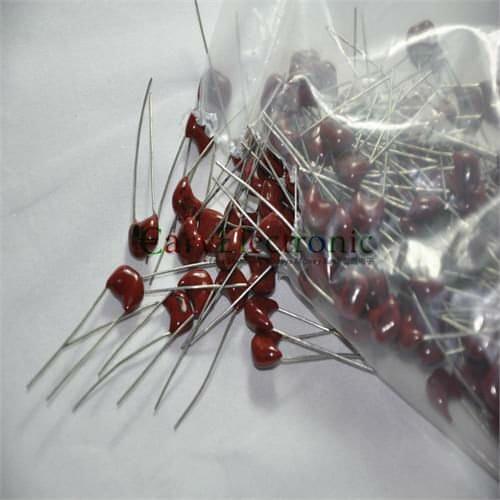 Wholesale 200pcs long lead New Silver MICA Capacitors 560pF 500V for tube audio guitar amps tone DIY parts free shipping