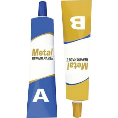 20/50/80/100g Metal Cold Welding Industrial Repair Paste Heat Resistance Permanent Metal Repair Paste Quick-drying Soldering Glu