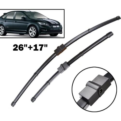 LHD & RHD Front Wiper Blades For Ford Focus 2 2005-2016 Windshield Windscreen B36B