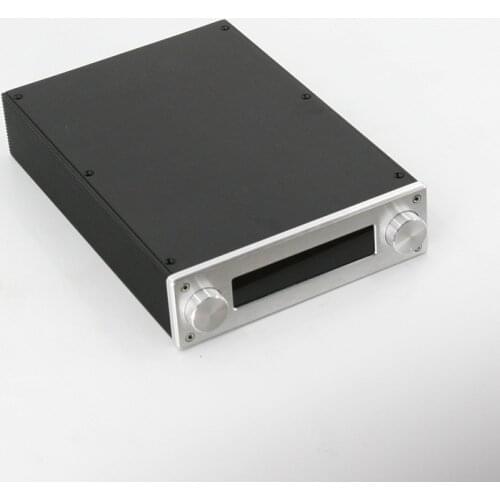 BZ2206A Full Aluminum Preamp Enclosure Amplifier Chassis Mini HiFi AMP Box For JV13 Remote Control Volume Board