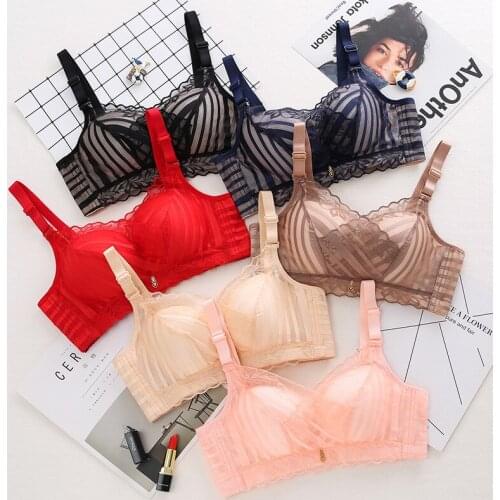 Plus Size bra sexy bralette crop top Underwear push up strapless bra bh lace Female bra Lingerie Brassiere sujetador biustonosz