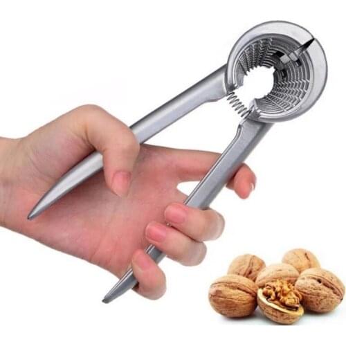 Aluminum Alloy Nut Cracker Walnut Crakers Nutcracker Sheller Nut Opener Kitchen Tool Pliers Opener Plier Tool Kitchen nutcracker