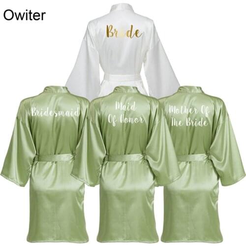 Bridesmaid Robes Bride Robes Bridal Robes Satin Robe Silk Robe Bridesmaid Robes Women Wedding Bride Robe