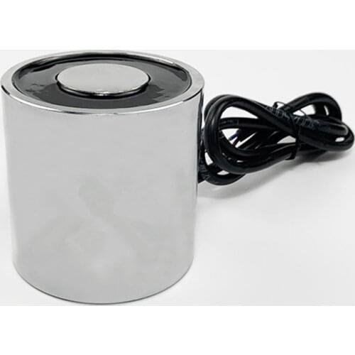 1pc Holding Magnets Solenoid DC 12V 24V Electromagnet P80(80mm Dia. 10 38 80mm Height) 20KG/120KG/200KG/300KG Force