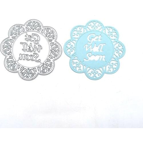 Julyarts Alphabet Flower Dies Scrapbooking Metal Cutting Dies For Scrapbooking New 2021 Diy Photo Album Paper Cutter